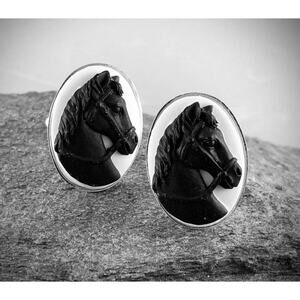 Horse Silhouette Cufflinks*